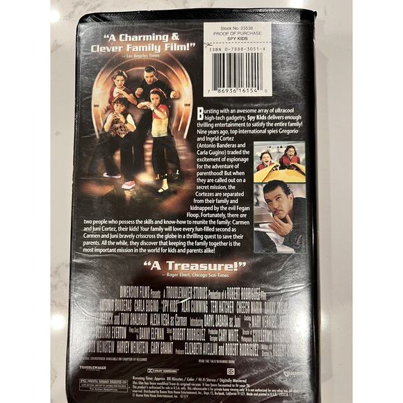 Spy Kids and Honey, We Shrunk Ourselves VHS--Lot of 2 Movies - Picture 3 of 9